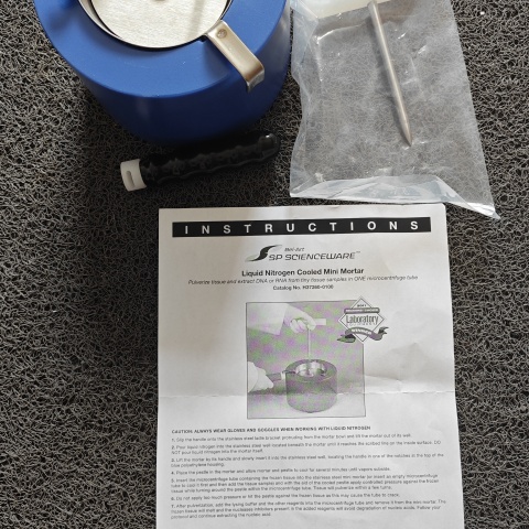 液氮冷卻小型研缽和杵 H37260-0100 (6)